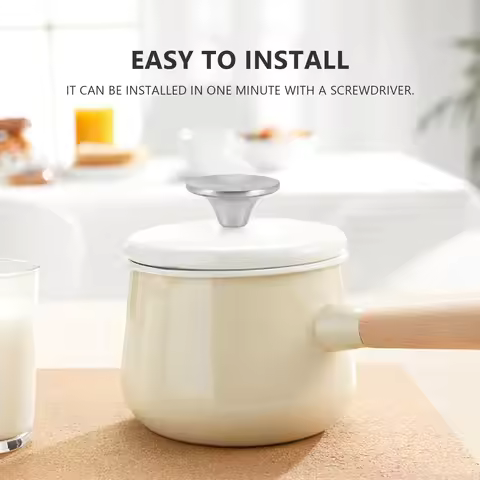 ABRW-Dutch Oven Knob, Stainless Steel Pot Lid Replacement Knob For Le Creuset,Aldi,Lodge