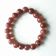 Strawbery quartz bracelet