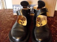 trippen(正品)黑色繞踝平底鞋35號