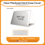 Crystal Clear Macbook Hard Case For Macbook Pro 14 (A2442/A2779)