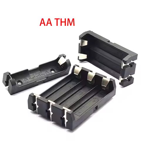 AA Battery Box THM AA Battery Holder PCB THM Fireproof Battery Box 14500 Battery Box With Pins