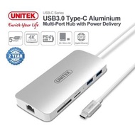 USB3.1 Type-C 鋁金屬多端口集線器