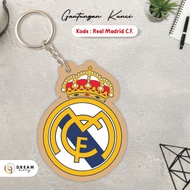 GANTUNGAN Indonesian Football Club Acrylic Keychain UV Print High Resolution 2MM Thickness