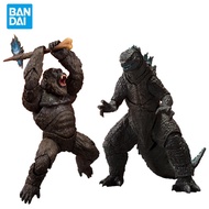 12r 2021 Movie Godzilla Vs Kong Bandai Original S.H. MonsterArts Action Figure Model Decoratio fqd