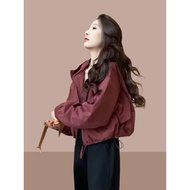 Women's Autumn Jacket - Casual Short Top for Fall
