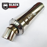 Slincer Black Mamba Type CR-7 Inlet 50mm Stainless steel | Racingknalpot NLK DAENG PipeAUN