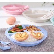 Eco Plate 3 Section Plate Diet Plate 3 in 1 Plate Kids Plate Wheat Plate Pinggan Suku Suku Separuh P