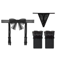 Sexy Lingerie Slimmer Look Pure Desire Garter Belt Black White Stockings Temptation Garter Stockings