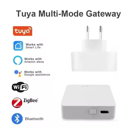 Smart Tuya Zigbee Bluetooth Mesh Hub Multi-mode Gateway Wireless Plug in Hub Bridge Support Home Lin