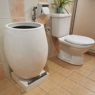 Tempayan TP1 Flat Fiberglass White Tangki Simpanan Air Bathtub Tong Mandi Bekas Kolah Air Bilik Air 