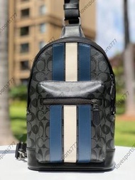 🌟官網授權商家🌟coach蔻馳男士胸包