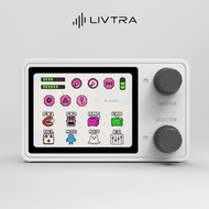 LIVTRA NANOCORE Pocket-Sized Multi-Effects – 126g Pocket Guitar FX, 9-10h Battery, 2.4" Screen, NAM/
