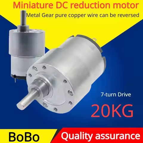 JGB37-520 12V 24V High Torque Gear Box Electric Motor New Gearmotor 5/10/20/30/45/60/100/200/300/600