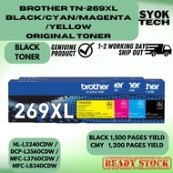 Brother TN269 Black Cyan Magenta Yellow TN269XL Black Cyan Magenta Yellow Toner Color Drum 269