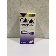(Free 7 tablets centrum silver)CALTRATE Caltrate 600 Plus 60s