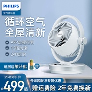 Philips Air Circulation Fan Turbo-Charged Convection Desktop Circulating Fan Air Fan Light Sound Electric Fan