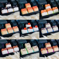 ((Only Keycap, Not Keyboard) Popular Cat Ears-Jianzhou Cat Healing Series Cat Customized Mechanical 