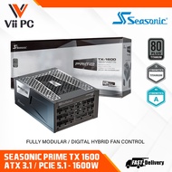 SEASONIC PRIME TX-1600W / 1600W 80 PLUS® Titanium Certified Fully Modular ATX3.1 GAMING ATX PSU