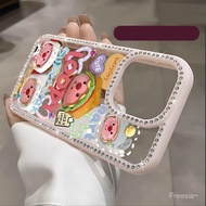 Hamburg Ruby Cartoon Flash For iPhone 16 14 15 13 11 12 12PRO 15PRO 12PROMAX 14PROMAX 16PROMAX 13PLU