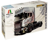 SCANIA R730 V8 STREAMLINE ''SILVER GRIFFIN'' ITALERI 1:24 plastic model kit 3906