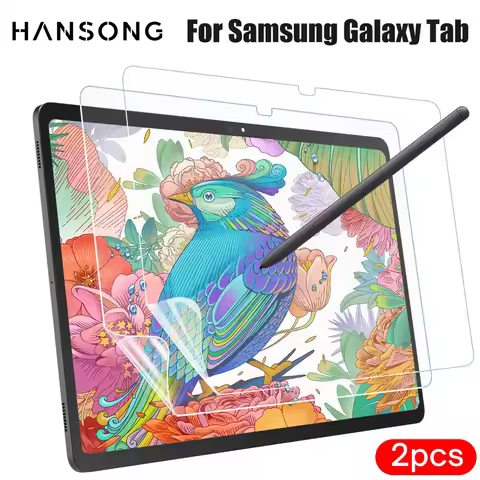 2Pcs Paper Feel Screen Protector For Samsung Galaxy Tab S9 S8 S7 S6 S6 Lite S5E S4 A8 A7 Lite A 10.1
