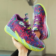 ♞Boy's And Girl's Fashion Lamelo-Ball 3 Lowcut May Spike Basketball Shoes Classic Rubber Sport Shoe