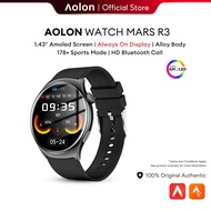 Aolon Mars R3 Smart Watch Original AMOLED Always On Display 200+ Watch Face Running Pace Smartwatch