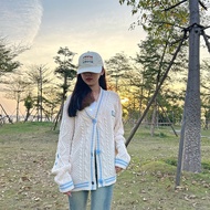 Taylor Swift Cardigan 1989 Blue Embroidered Knitted Sweater For Men And Women Couples 23