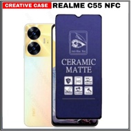 TEMPERED GLASS REALME C55 NFC CERAMIC ANTI BLUE - REALME C55 NFC, BLUE