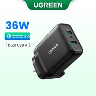 UGREEN 36W USB Dual QC 3.0 Port Quick Wall Charger for Samsung S8