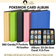 [SG] Zip Binder Pokemon 9 Pocket Binder Vaultx Binder Card Album Holder TCG Binder Photocard 360 Car