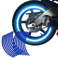 Motorcycle Wheel Tire Stickers Strips Reflective Rim Tape Decals Strips Moto Car Decoration Accessor