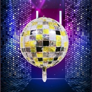 22 inches 4D Laser Black Gold Disco birthday party Bar Nightclub decoration aluminum foil balloon bi