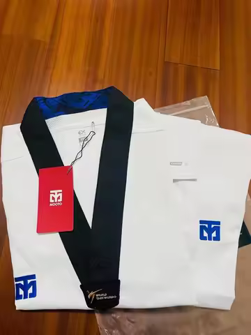 EXTERA 6 Kyorugi Uniform [Black-Neck] Mooto EX 6 Fighter uniforms Unisex Suitable for training and c