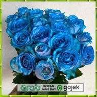 Bunga Mawar asli - bunga mawar biru - mawar asli fresh