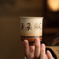 Ceramic Fuyao Tea Cup Master Cup Home High-end Tea Cup Afternoon Tea Coffee Cup