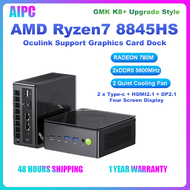 GMKtec K8 Plus MINI PC Upgrade Style AMD Ryzen7 8845HS DDR5 PCIE4.0 Oculink Support Extra GPU Gaming