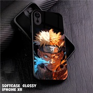 Case iphone XR Casing iphone XR Case Glossy Case Motif [ NARUTO ] hp iphone Casing Coolhp Kesing Cut
