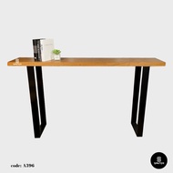A396. Chengal Emas Solid Wood Bar Table / Console Table