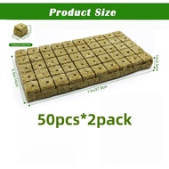Rockwool Hidroponik + Net Pot Set | Hydroponic Growing Media for Seedling & Vegetable