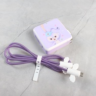 MacBook Air 30W Charger Set: Sticker+Data Cable Protective Rope+Storage Case