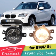 Pair Front Fog Light for BMW X1 E84 2010 2011 2012 2013 2014 2015 Driving Lamp Foglight with Halogen