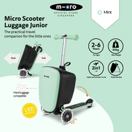 Micro Scooter Luggage Junior | Kids Ride-On Suitcase, 2-Wheel Cabin Size Travel Bag | Micro Scooter