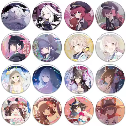 58mm Anime Blue Archive ASUNA Kayoko SAORI SORA kuromi serika Cosplay COSTUME Badge Pin SPTE Tinplat