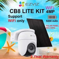 Ezviz CB8 Lite Kit ( WiFi) 4MP 2K+ Battery-Powered Pan & Tilt Weatherproof WiFi Security CCTV Camera