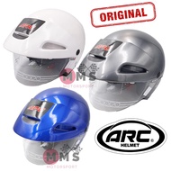 ARC AF6 Helmet Steng Half Cut 60cm Sirim Approved Blue White Grey Original 100%