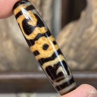 西藏回流蓮師法帽圖騰天珠～極具靈性的功德之珠、降魔護身、福慧雙全、順心如意。