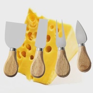 4 Bộ Dao Phô Mai Inox Vật Dụng Nhà Bếp Pizza Cắt Bánh Dụng Cụ Cắt Bánh Nướng Dụng Cụ Phô Mai Xẻng