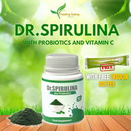 Healing Dr.Spirulina capsules with Probiotics and Vitamin C for Hyperthyroidism,Almoranas,Diabetes,G