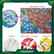 Cross Stitch Flower Pattern Fabric Cross Stitch Flower Set, Modern Cross Stitch Package, Orchid Cros